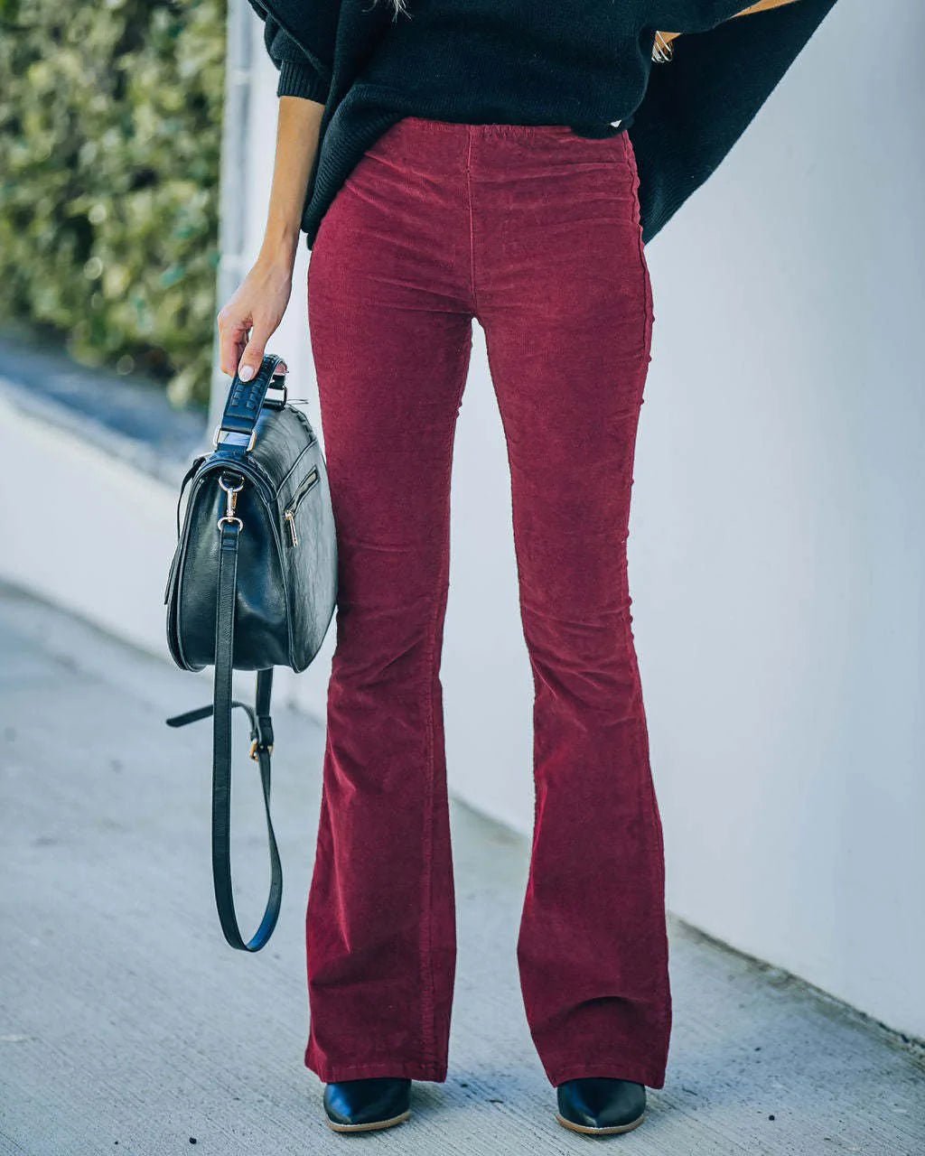 Fernanda | Pantalones acampanados de tiro alto