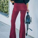 Fernanda | Pantalones acampanados de tiro alto