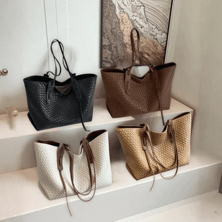 Sara | Bolso tote trenzado elegante