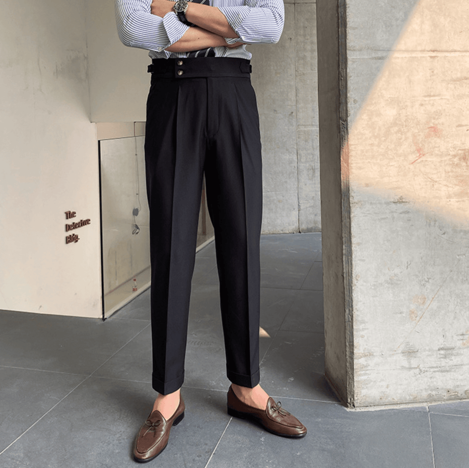 Eduardo | Pantalones elegantes de tiro alto