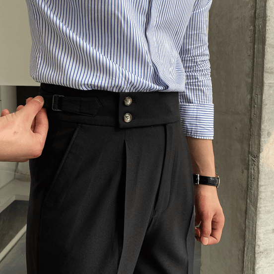 Eduardo | Pantalones elegantes de tiro alto