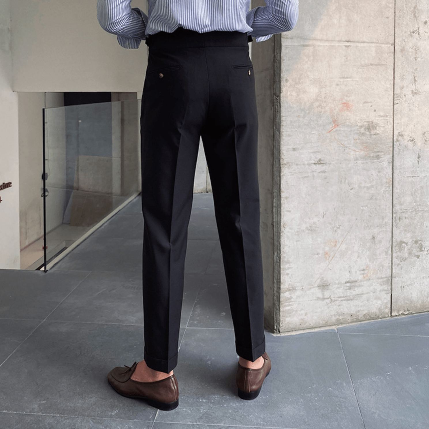 Eduardo | Pantalones elegantes de tiro alto