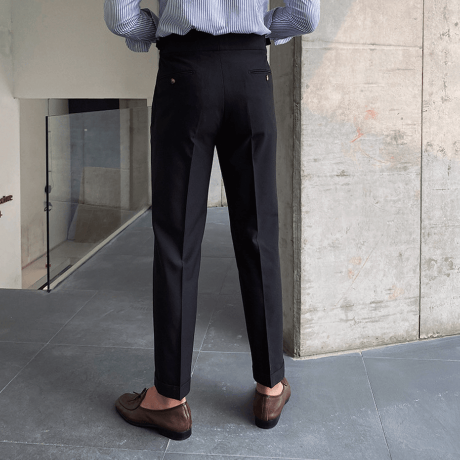 Eduardo | Pantalones elegantes de tiro alto