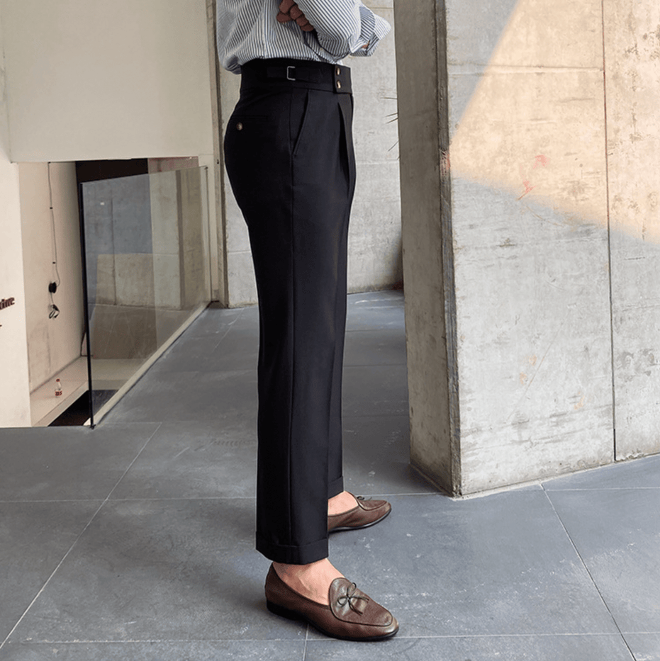 Eduardo | Pantalones elegantes de tiro alto