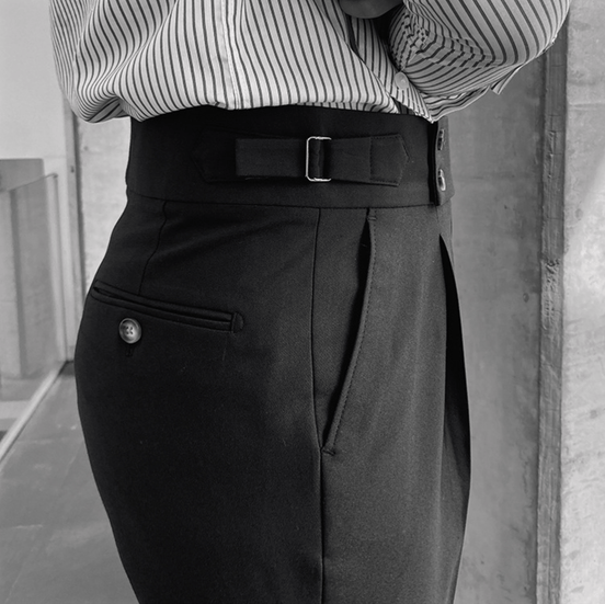 Eduardo | Pantalones elegantes de tiro alto