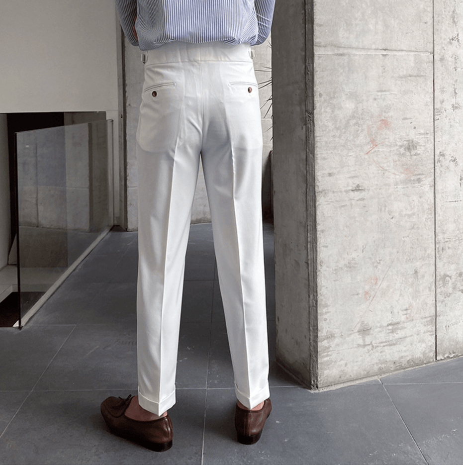 Eduardo | Pantalones elegantes de tiro alto