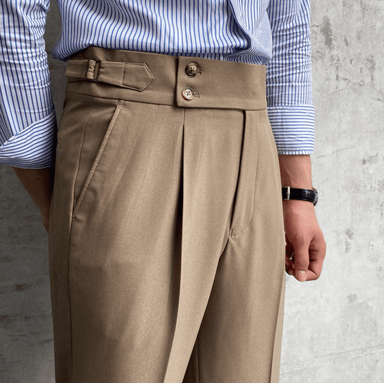 Eduardo | Pantalones elegantes de tiro alto