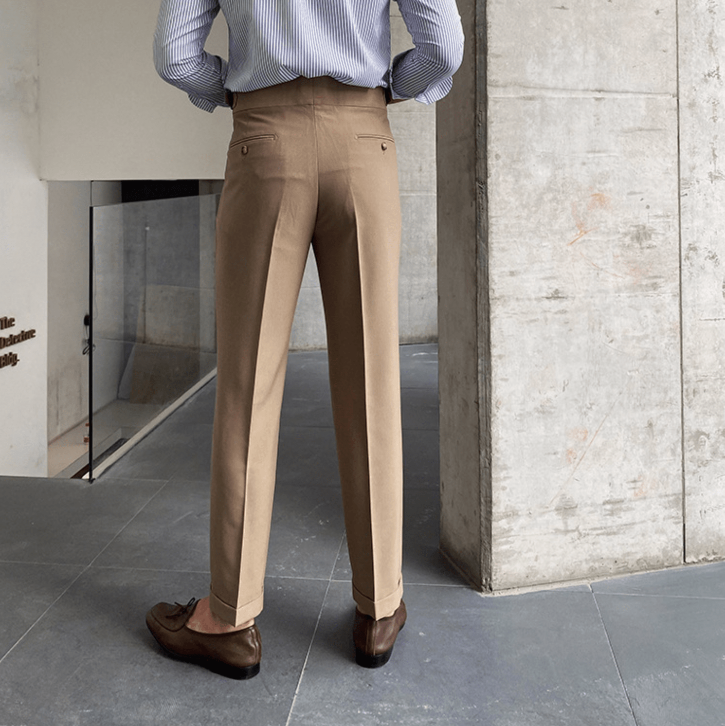 Eduardo | Pantalones elegantes de tiro alto