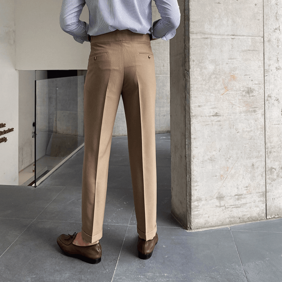 Eduardo | Pantalones elegantes de tiro alto