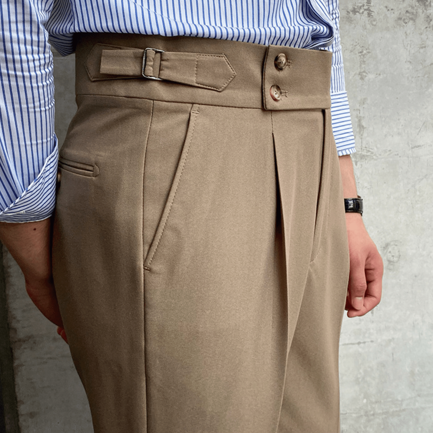 Eduardo | Pantalones elegantes de tiro alto
