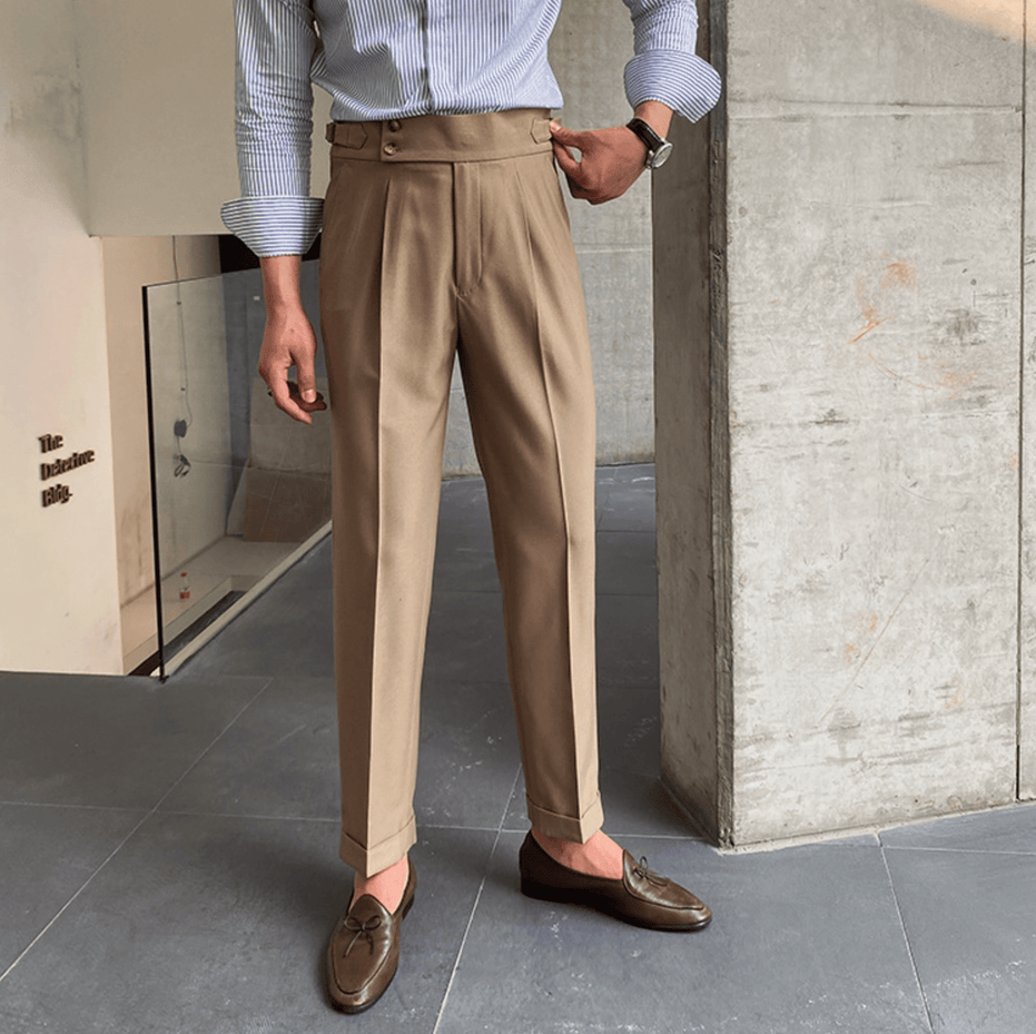 Eduardo | Pantalones elegantes de tiro alto