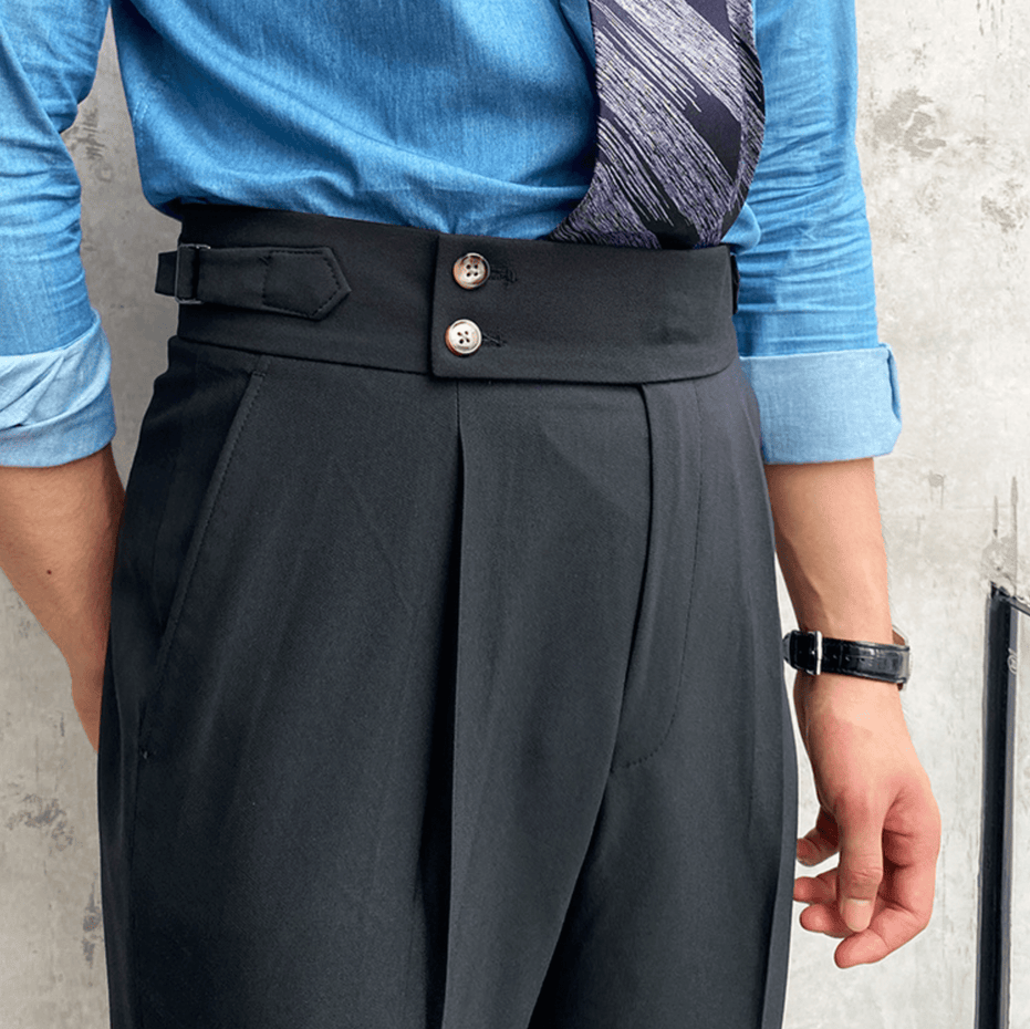 Eduardo | Pantalones elegantes de tiro alto