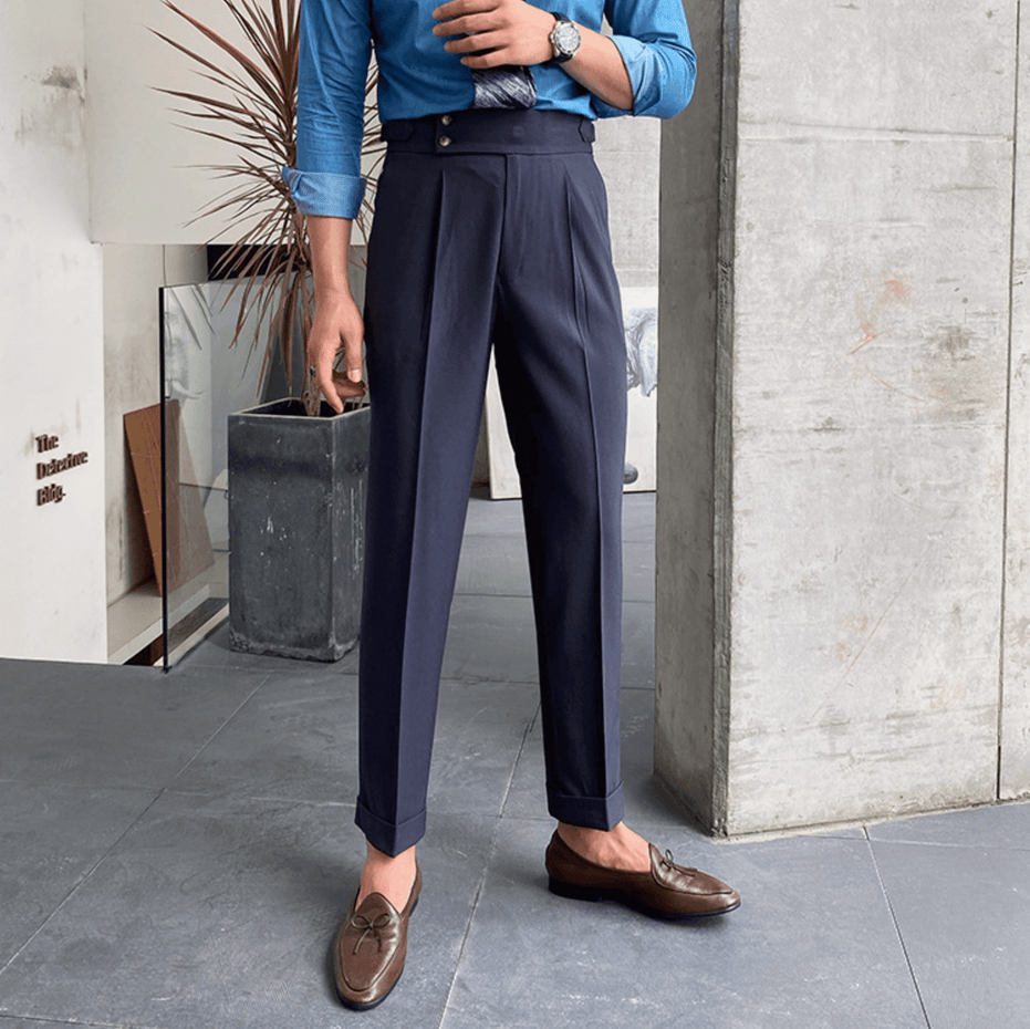 Eduardo | Pantalones elegantes de tiro alto