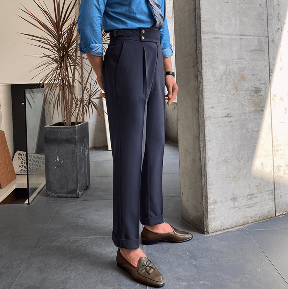 Eduardo | Pantalones elegantes de tiro alto