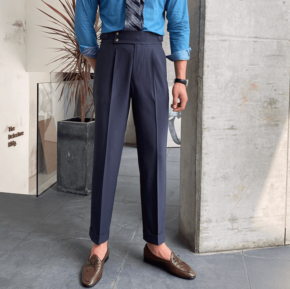 Eduardo | Pantalones elegantes de tiro alto