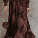 Irene | Vestido largo con estampado vintage elegante
