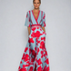 Eliana | Vestido floral elegante de línea A