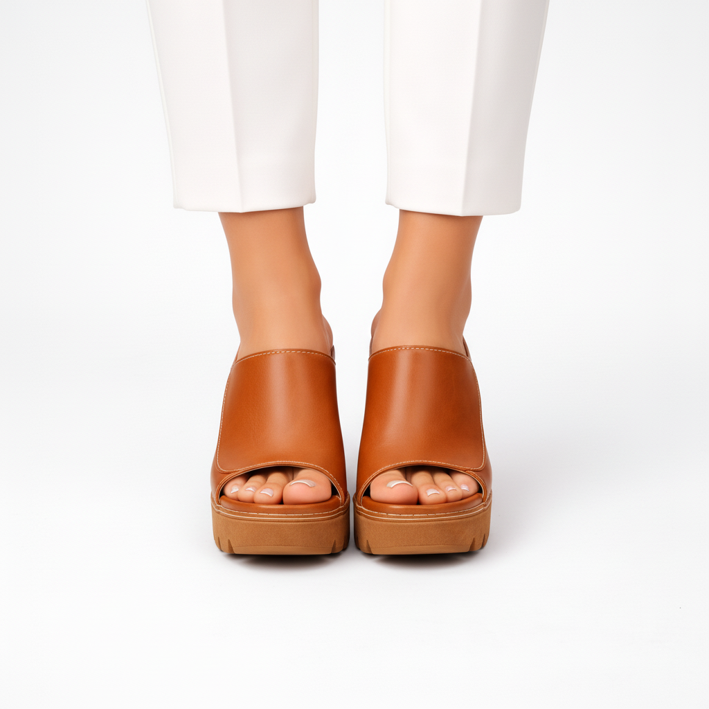Silvia | Sandalias de tacón con plataforma