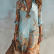 Serena | Vestido camisero mediterráneo