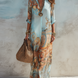 Serena | Vestido camisero mediterráneo