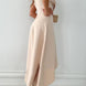 Carlota | Vestido midi cruzado con escote en V
