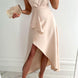 Carlota | Vestido midi cruzado con escote en V