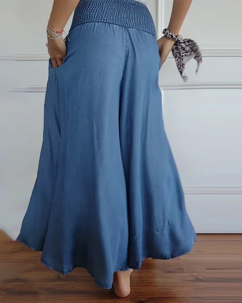 Mara | Falda pantalón de cintura elástica