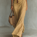 Clara | Vestido largo drapeado