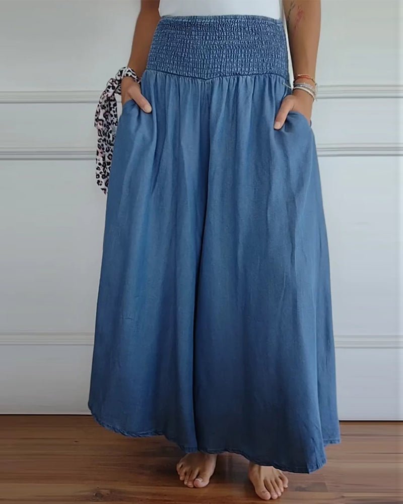 Mara | Falda pantalón de cintura elástica