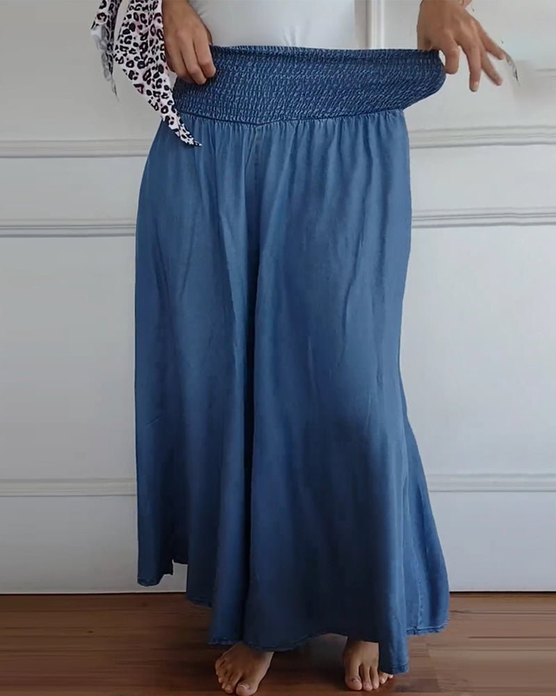 Mara | Falda pantalón de cintura elástica