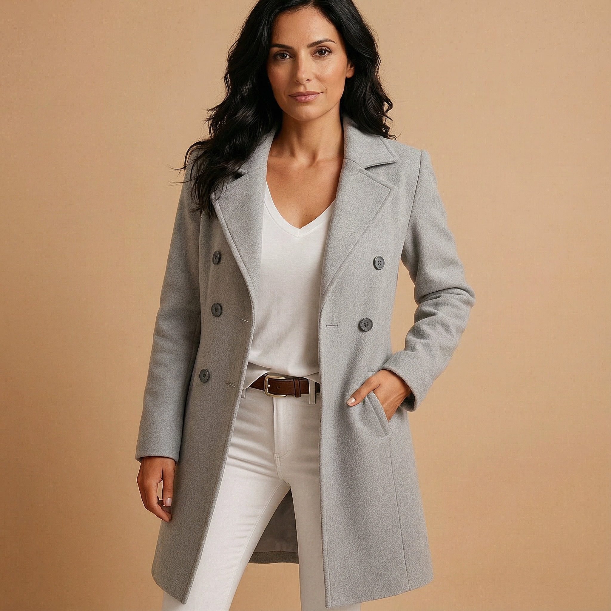 Laura | Abrigo clásico de lana