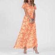 Elena | Vestido largo floral