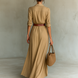 Clara | Vestido largo drapeado
