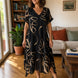 Eleonora | Vestido largo estampado