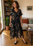 Eleonora | Vestido largo estampado