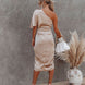 Tamara | Elegante vestido midi de satén