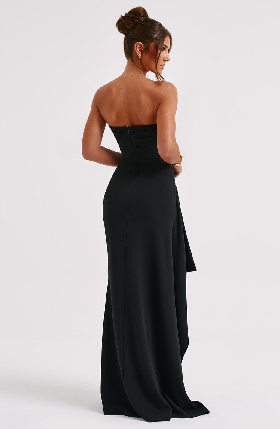 Mónica | Vestido largo de lujo sin tirantes